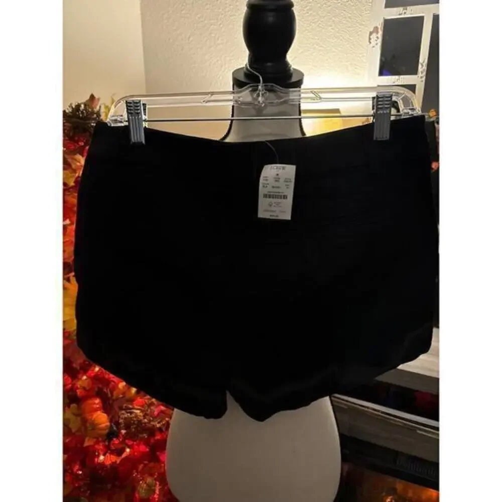 J. Crew‎ women’s shorts black size 10 NWT